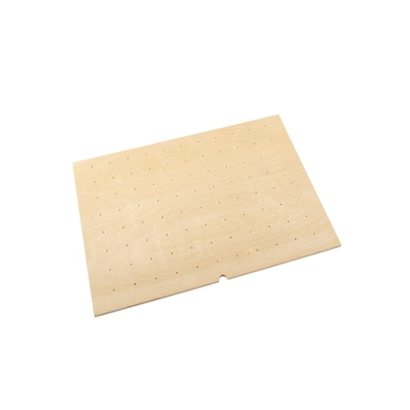 Rev-A-Shelf Drawer Insert, Maple Veneer, Natural, 30.25 in W, 0.6 in H, 21.25 in D, 21.25 in L, Light Brown 4DPB-3021